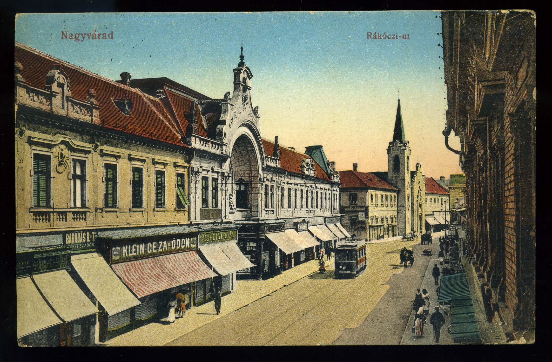 A Rákóczi utca 1916-ban