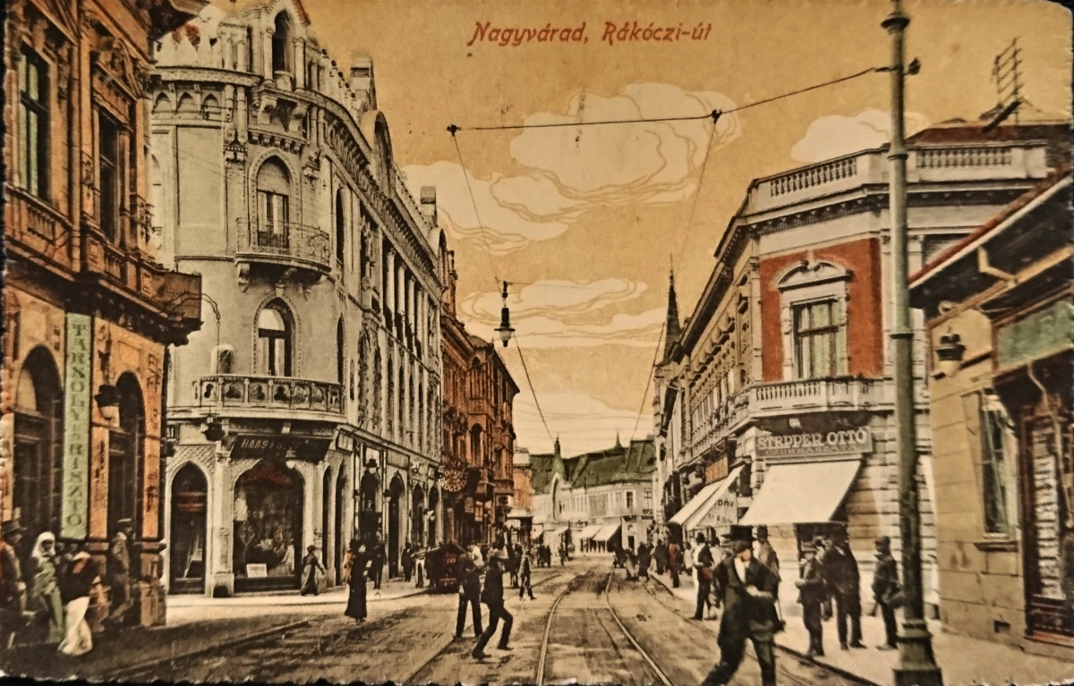 A Rákóczi utca 1921-ben