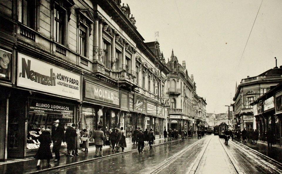 A Rákóczi utca 1940-ben
