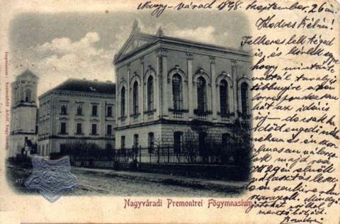 A premontrei gimnázium épülete